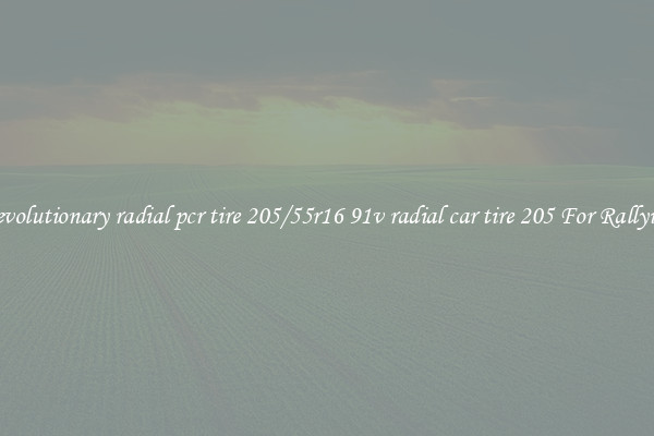 Revolutionary radial pcr tire 205/55r16 91v radial car tire 205 For Rallying