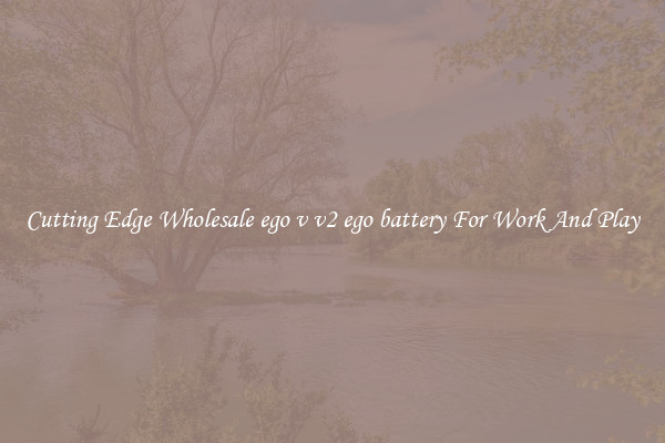 Cutting Edge Wholesale ego v v2 ego battery For Work And Play