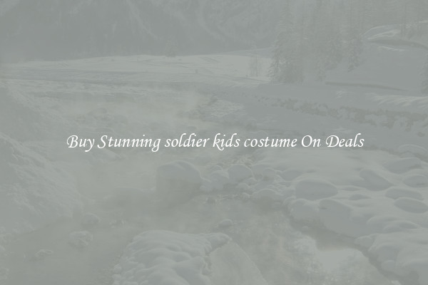 Buy Stunning soldier kids costume On Deals